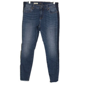 Kut from the Kloth Ankle Skinny Raw Hem Jeans